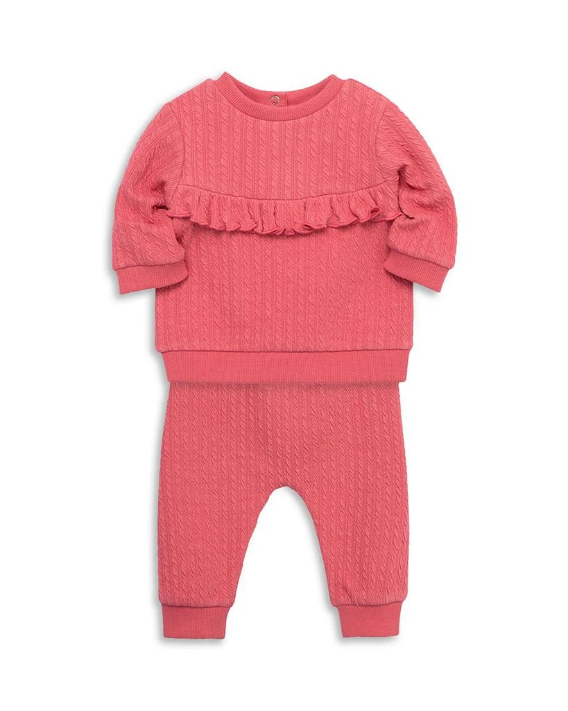 Boys' Cotton Blend Cable Knit Sweatshirt & Joggers Set - Baby 商品