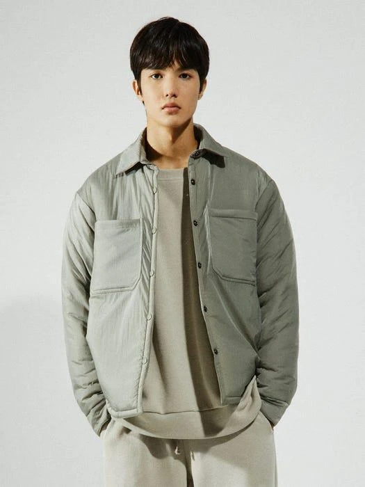 商品COQ|Pocket Padded Jacket [Khaki],价格¥507,第2张图片详细描述