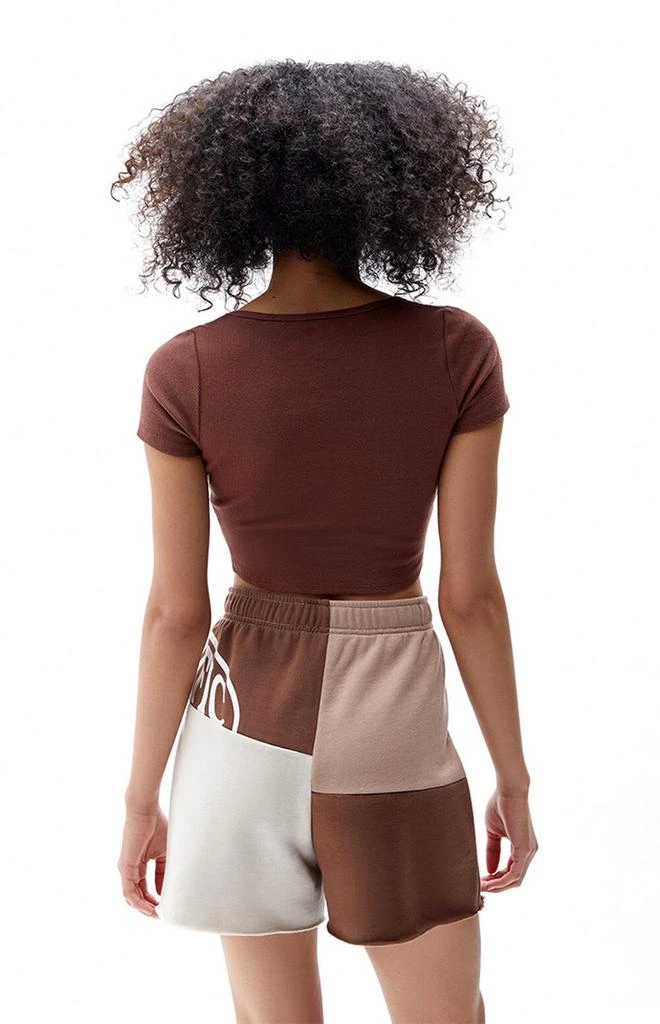 商品PacSun|Pacific Sunwear Spliced Mini Sweat Shorts,价格¥129,第4张图片详细描述