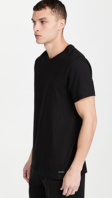 商品Calvin Klein|棉经典圆领 T 恤 3 件装,价格¥187,第4张图片详细描述