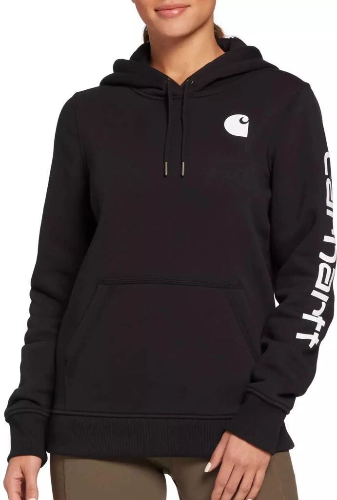 商品Carhartt|Carhartt Women's Clarksburg Graphic Sleeve Hoodie,价格¥349,第1张图片