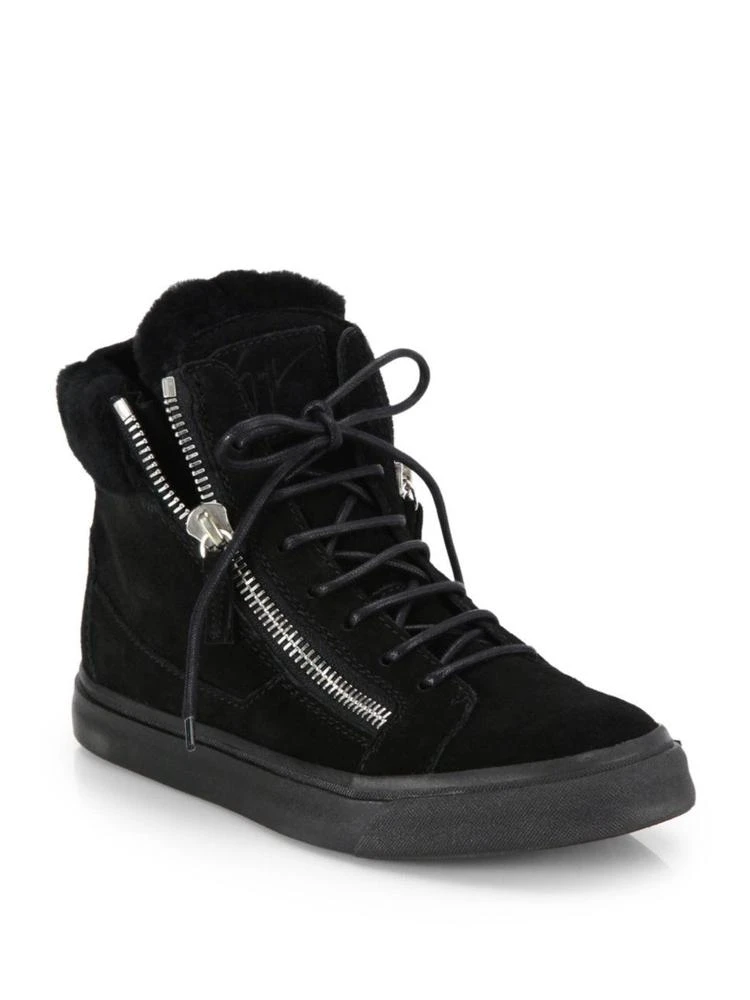 商品Giuseppe Zanotti|Suede High-Top Platform Sneakers,价格¥2085,第1张图片