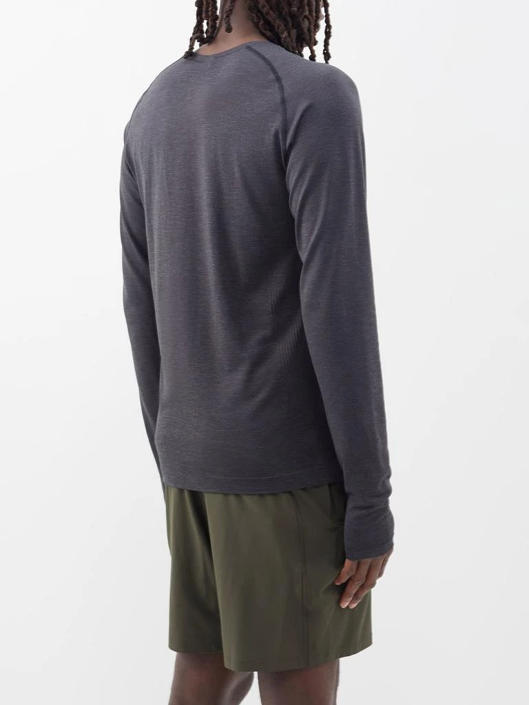 商品Lululemon|Metal Vent 2.0 Silverescent®-mesh long-sleeved top,价格¥370,第5张图片详细描述