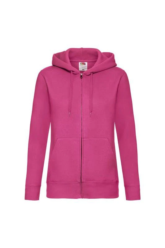 商品The Loom|Ladies Lady-Fit Hooded Sweatshirt Jacket (Fuchsia),价格¥257,第1张图片