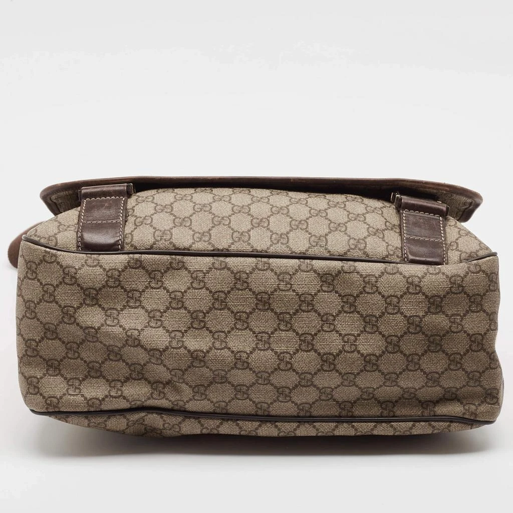 Gucci Beige/Brown GG Supreme Canvas and Leather Diaper Messenger Bag 商品