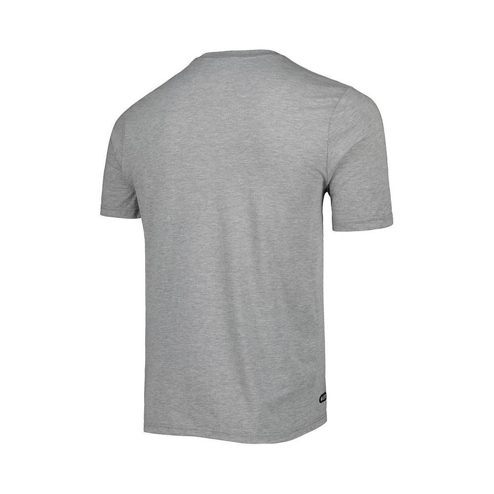 商品New Era|Men's Heathered Gray Indianapolis Colts Combine Authentic Red Zone T-shirt,价格¥210,第5张图片详细描述