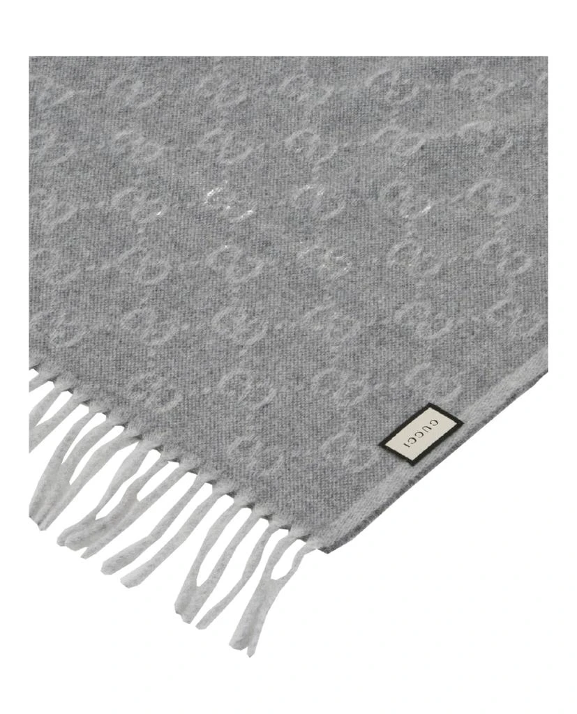 商品Gucci|女式 羊毛徽标围巾,价格¥1653,第3张图片详细描述