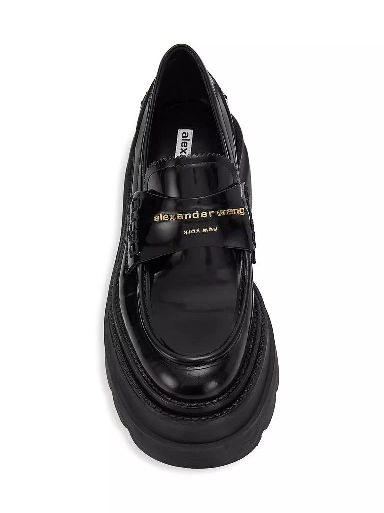 商品Alexander Wang|Carter Leather Platform Loafers,价格¥5221,第5张图片详细描述