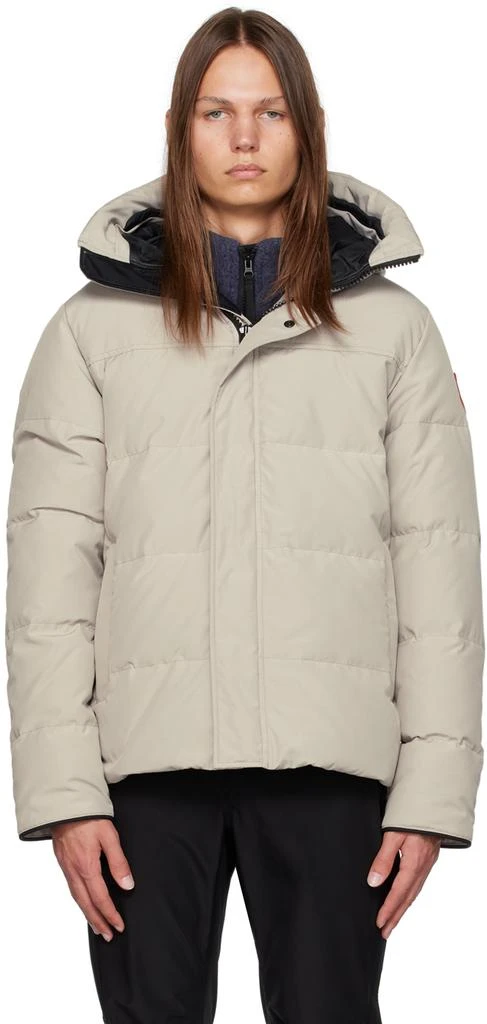 商品Canada Goose|Beige MacMillan Down Jacket,价格¥9563,第1张图片