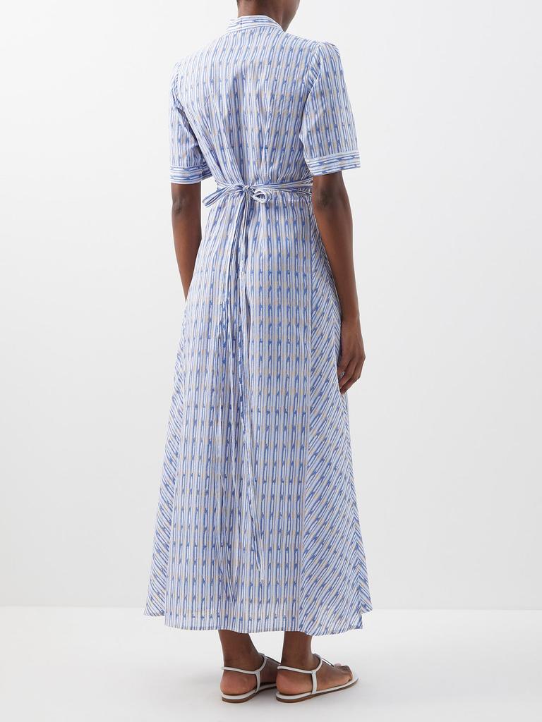 Betty geometric-print cotton-lawn maxi dress商品第5张图片规格展示