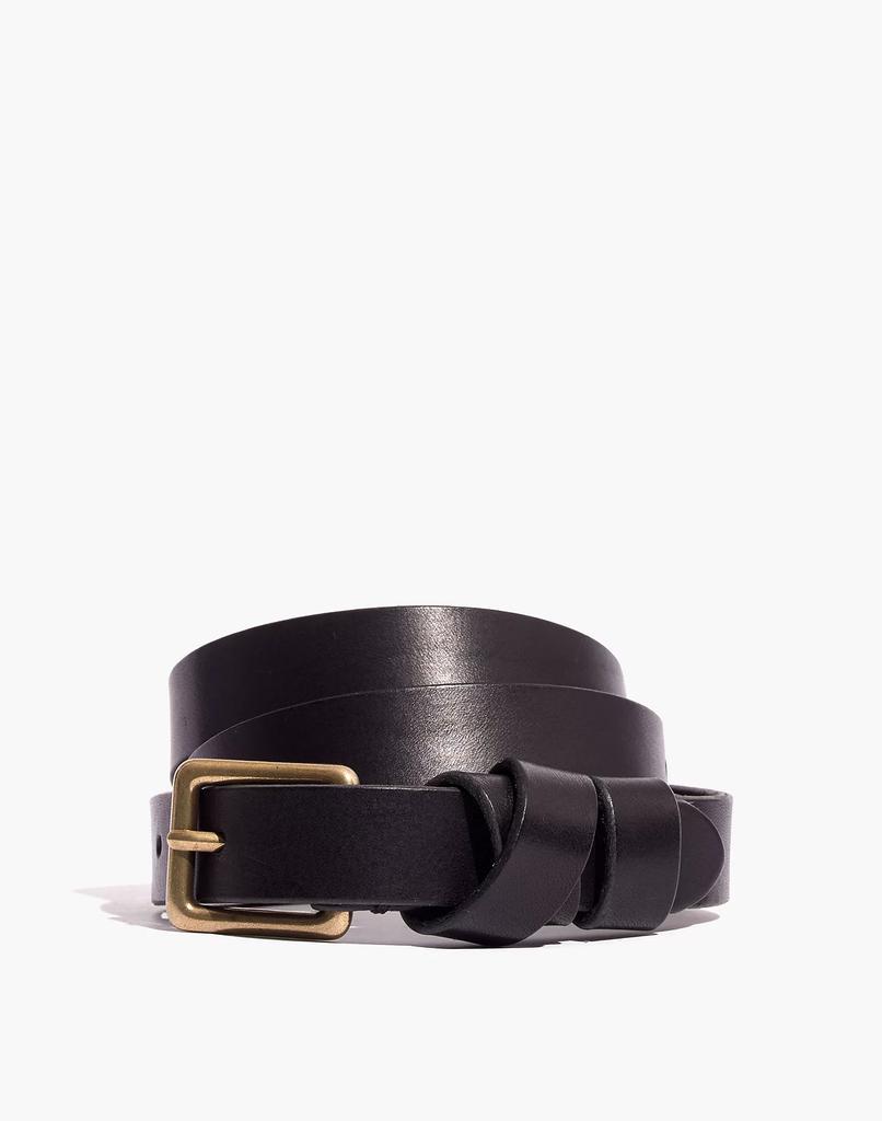 商品Madewell|Leather Crisscross Skinny 腰带,价格¥331,第3张图片详细描述