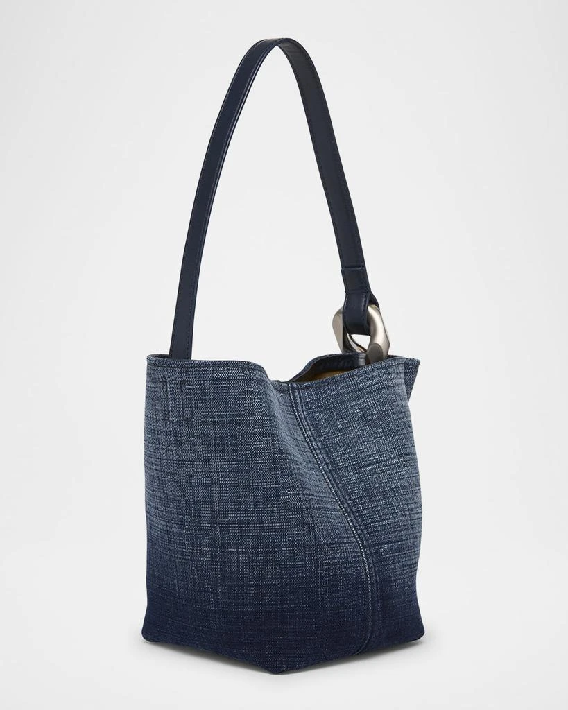 商品JW Anderson|Corner Small Acid Wash Denim Bucket Bag,价格¥5075,第3张图片详细描述