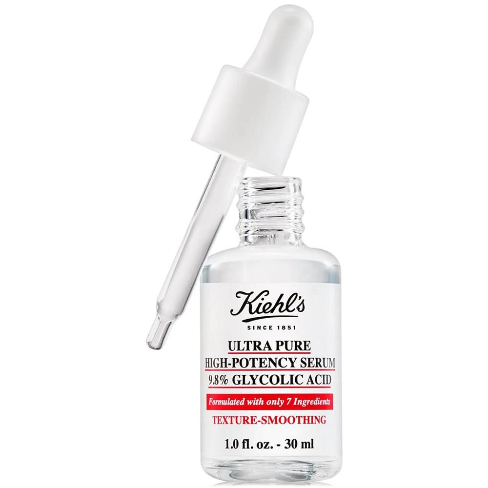 商品Kiehl's|Ultra Pure High-Potency 9.8% Glycolic Acid Serum, 1 oz.,价格¥258,第2张图片详细描述