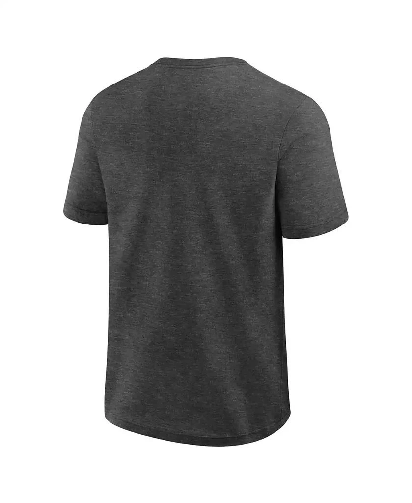 商品Logo Athletic|Men's Heather Charcoal Miami Dolphins Top Notch T-Shirt,价格¥260,第3张图片详细描述