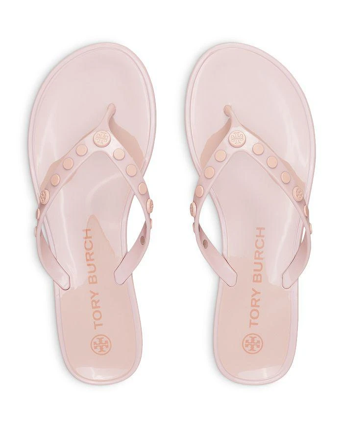 商品Tory Burch|Women's Studded Jelly Thong Sandals,价格¥577,第3张图片详细描述