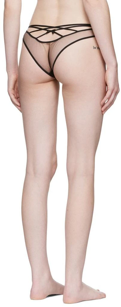 商品L'Agent by Agent Provocateur|Black Nylon Briefs,价格¥274,第3张图片详细描述