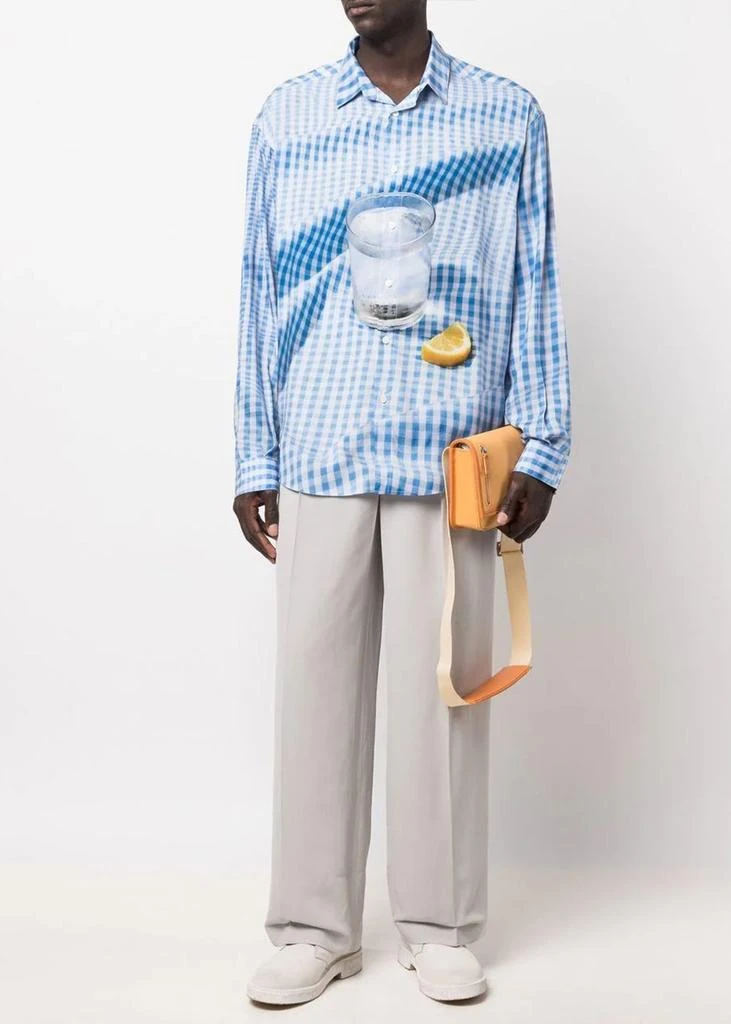 商品Jacquemus|Jacquemus Blue 'La Chemise Simon' Shirt,价格¥1421,第5张图片详细描述