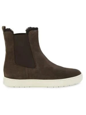 商品Vince|Norman 2 Suede & Faux Fur-Lined Boots,价格¥444,第1张图片详细描述