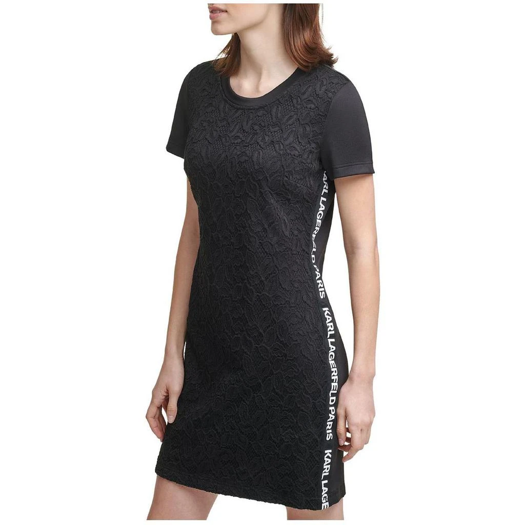 商品Karl Lagerfeld Paris|Karl Lagerfeld Paris Womens Logo Mini Wear to Work Dress,价格¥337,第1张图片