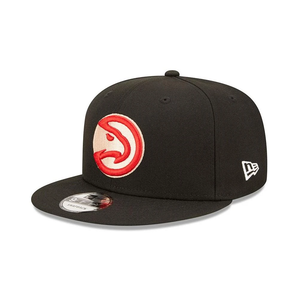 商品New Era|Men's Black Atlanta Hawks 2022/23 City Edition Official 9FIFTY Snapback Adjustable Hat,价格¥292,第3张图片详细描述