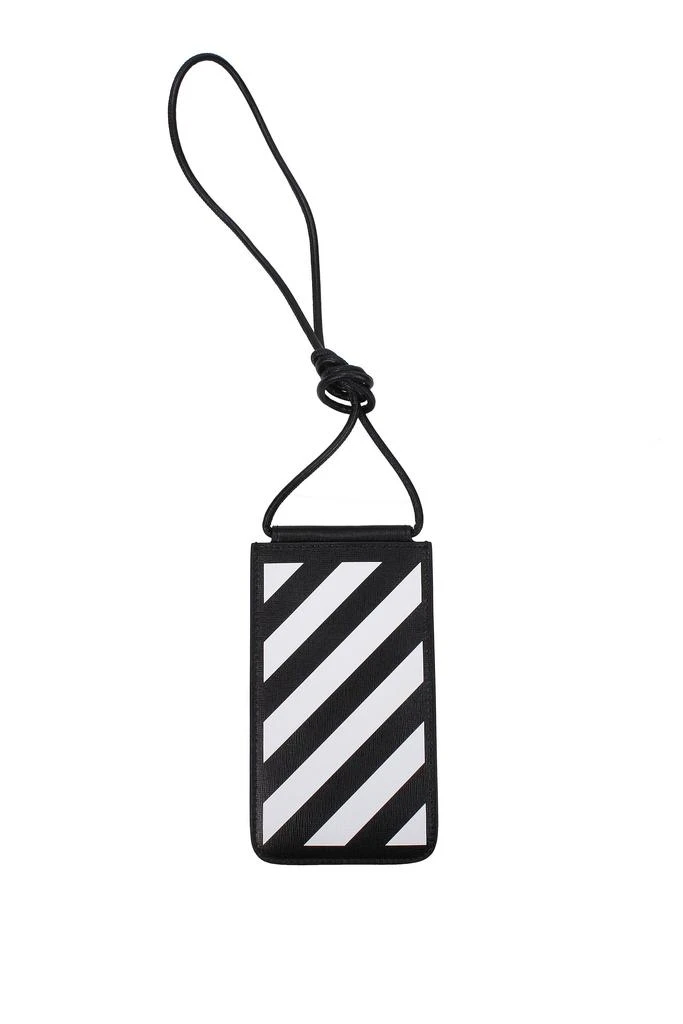 商品Off-White|Selfphone Cover Leather Black White,价格¥960,第2张图片详细描述