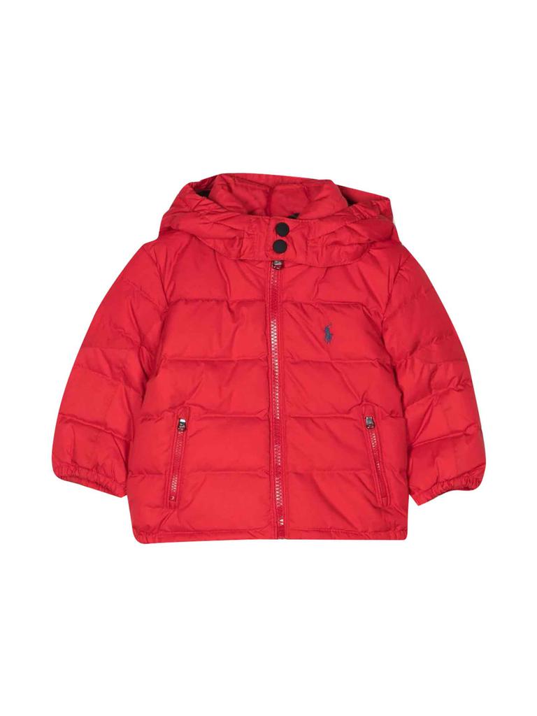 Ralph Lauren Red Down Jacket Baby Unisex商品第1张图片规格展示