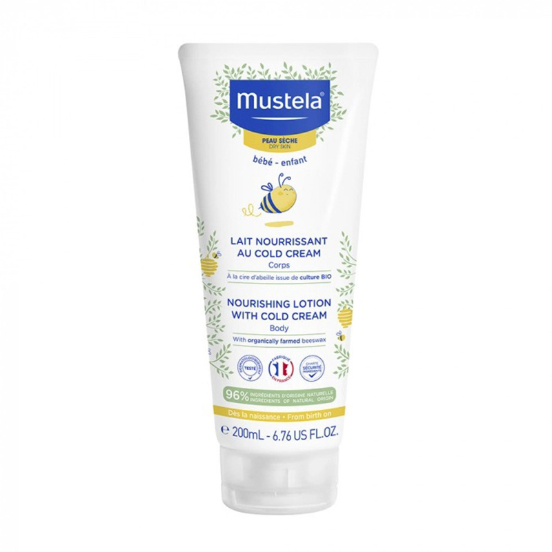 商品Mustela|Mustela妙思乐宝宝滋润保湿身体冷霜润肤乳200ml,价格¥141,第1张图片