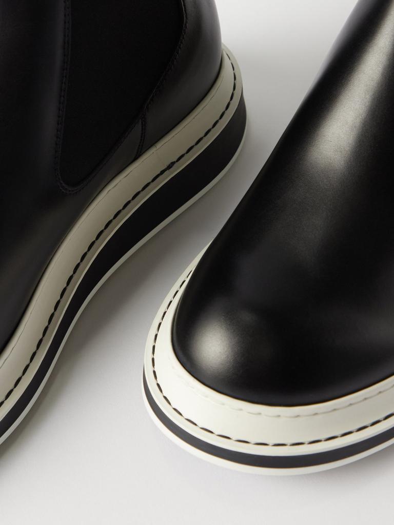 商品Loewe|Layered-sole leather Chelsea boots,价格¥3886,第6张图片详细描述