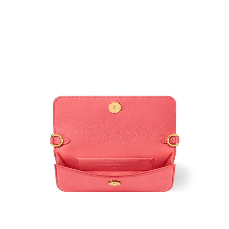 商品Louis Vuitton|LV/路易威登 女士珊瑚红小牛皮单肩包,价格¥13560,第5张图片详细描述