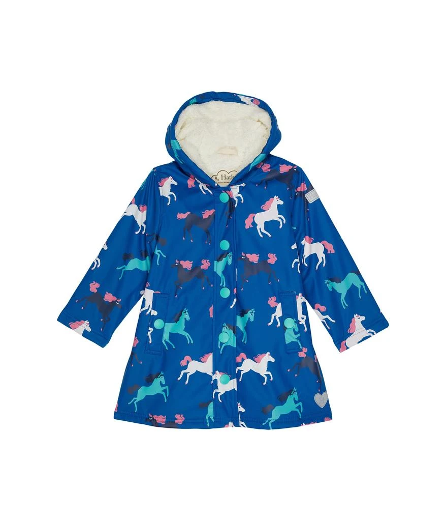 商品Hatley|Prancing Horses Sherpa Lined Splash Jacket (Toddler/Little Kids/Big Kids),价格¥380,第1张图片