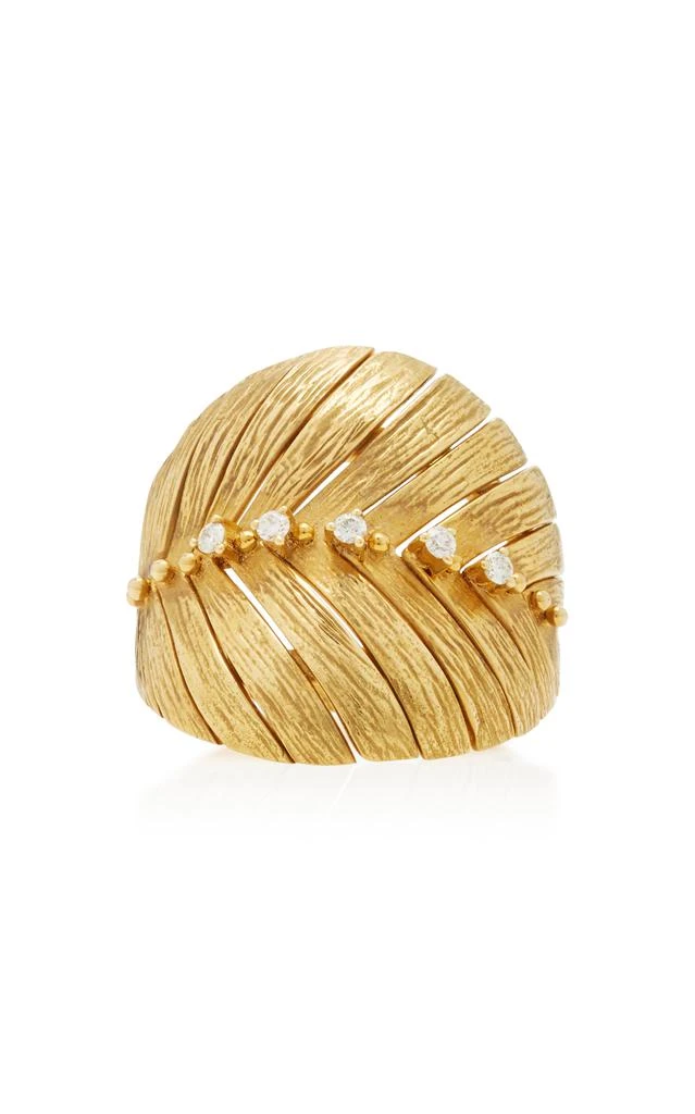 商品HUEB|Hueb - Bahia 18K Gold Diamond Ring - Gold - US 6.5 - Moda Operandi - Gifts For Her,价格¥17912,第1张图片