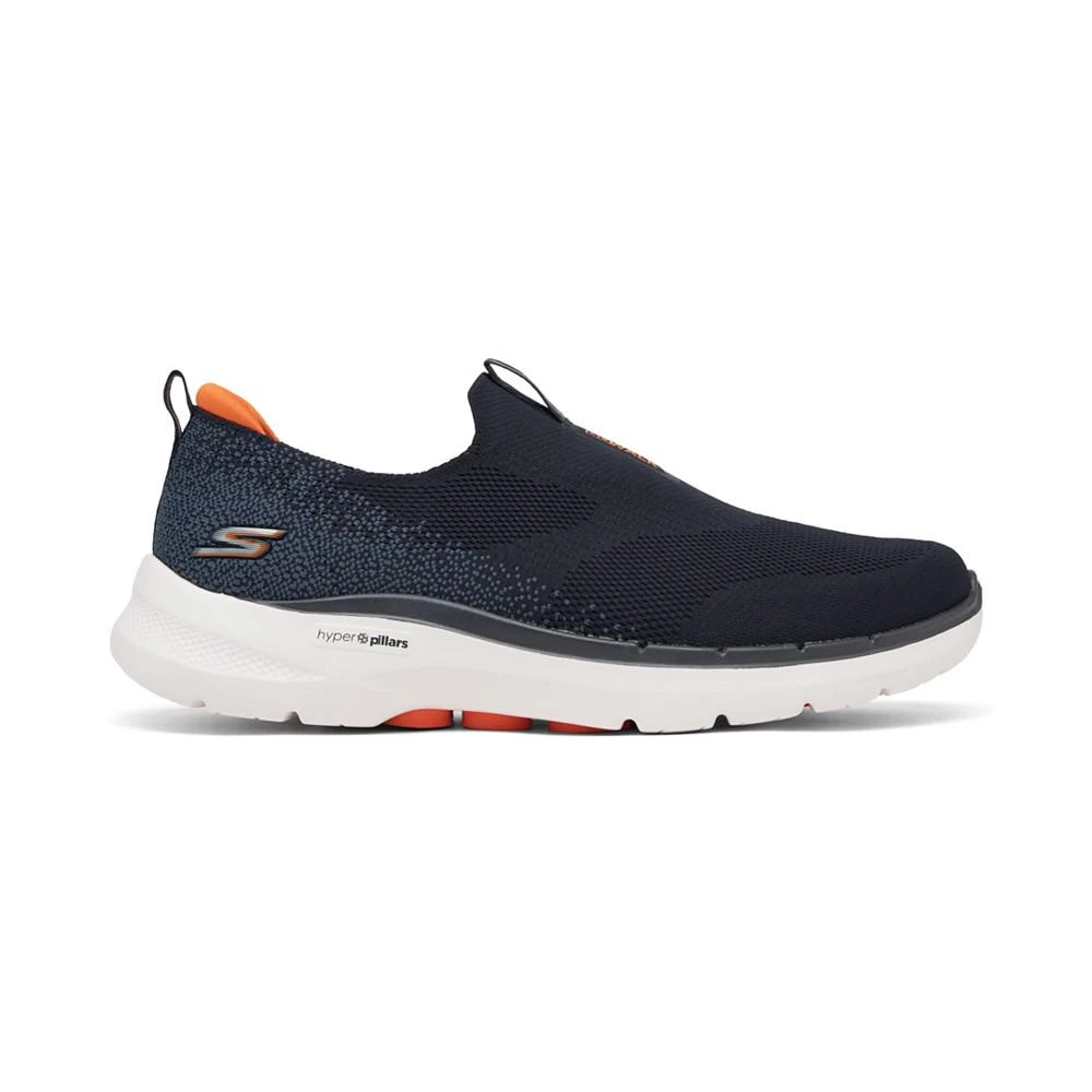 商品SKECHERS|Men's GOwalk 6 Slip-On Extra Wide Width Walking Sneakers from Finish Line,价格¥524,第2张图片详细描述