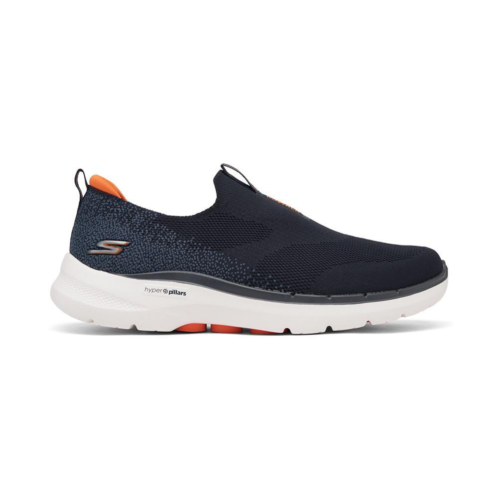 商品SKECHERS|Men's GOwalk 6 Slip-On Extra Wide Width Walking Sneakers from Finish Line,价格¥602,第4张图片详细描述