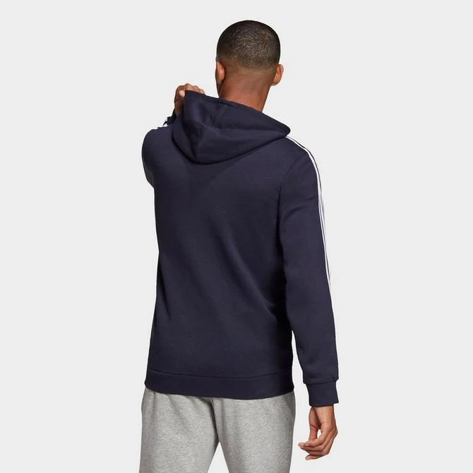 商品Adidas|Men's adidas Essentials Fleece 3-Stripes Full Zip Hoodie,价格¥452,第3张图片详细描述