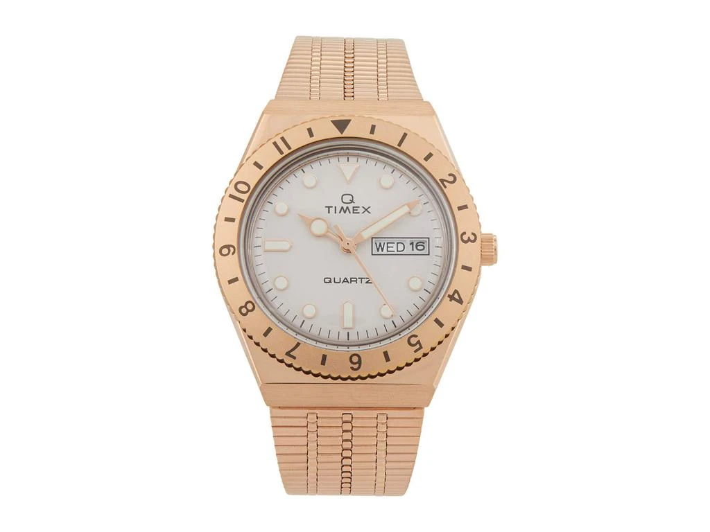 商品Timex|36 mm Q Timex Stainless Steel Rose Gold-Tone Case,价格¥762,第1张图片