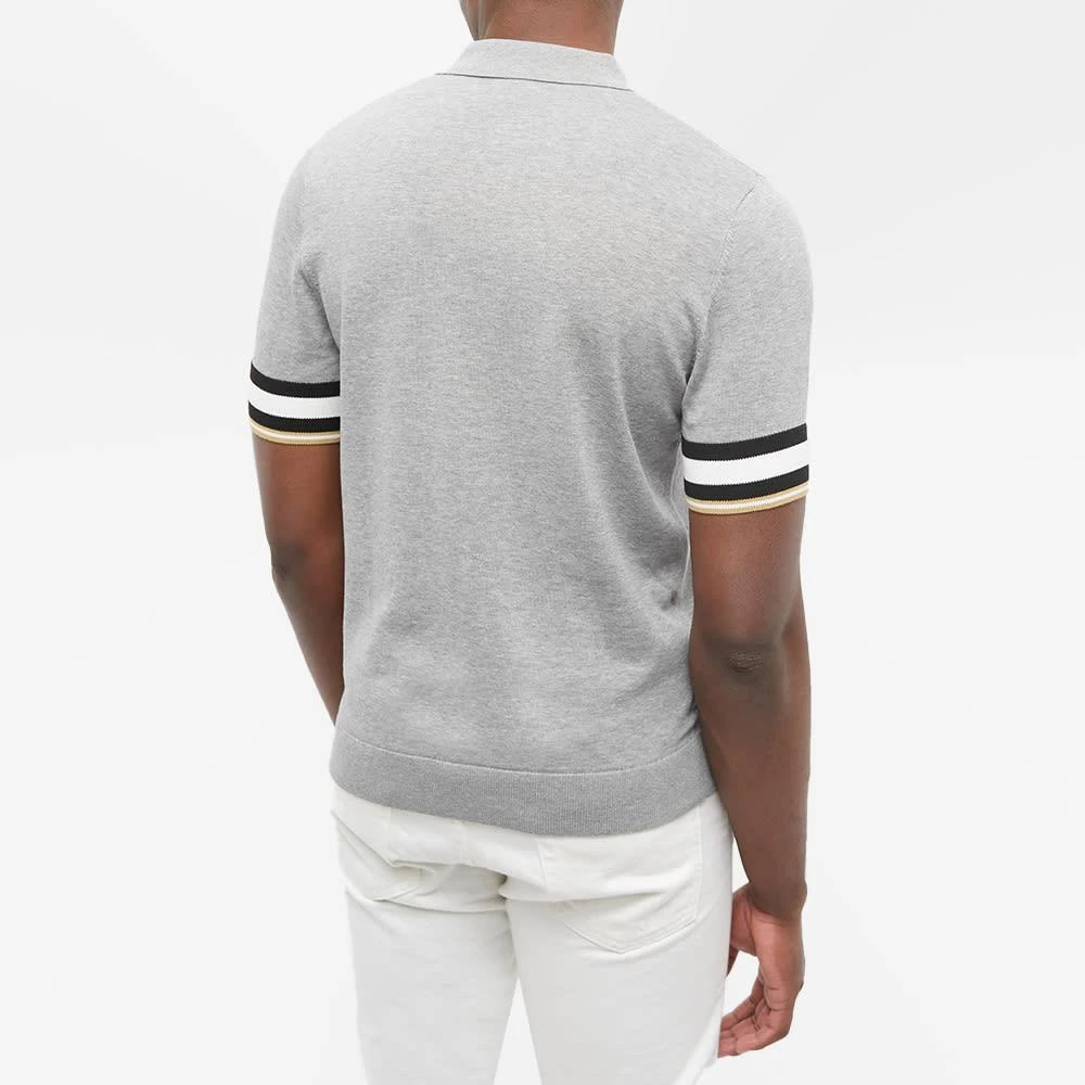 商品Fred Perry|Fred Perry Bold Cuff Knitted Polo,价格¥556,第3张图片详细描述
