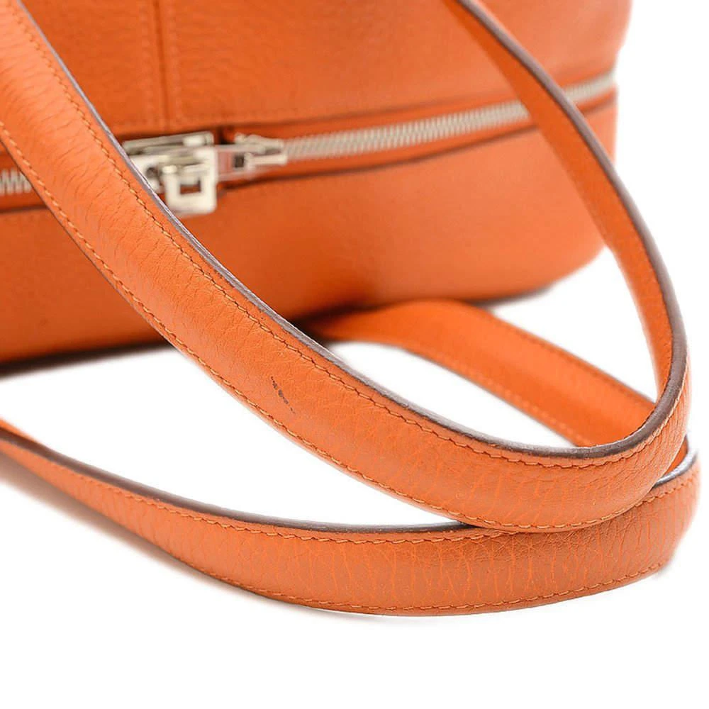 Hermes Victoria Elan 38 Taurillon Clemence Orange K Engraved Handbag 商品