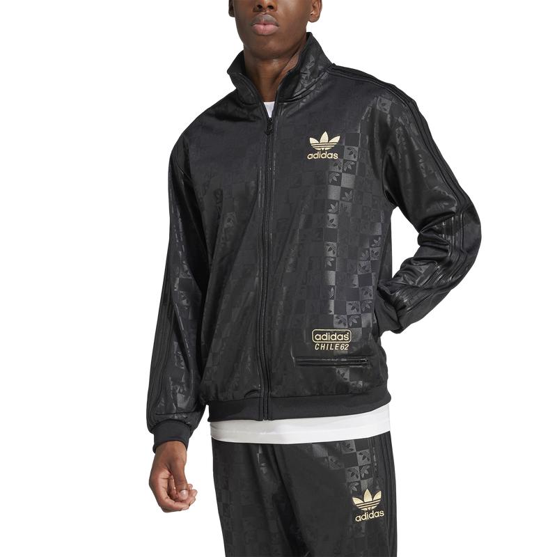 You　adidas CHILE62 ジャケット 黒 Rare Adidas Chile 62' Tracksuit jacket M Black trefoil