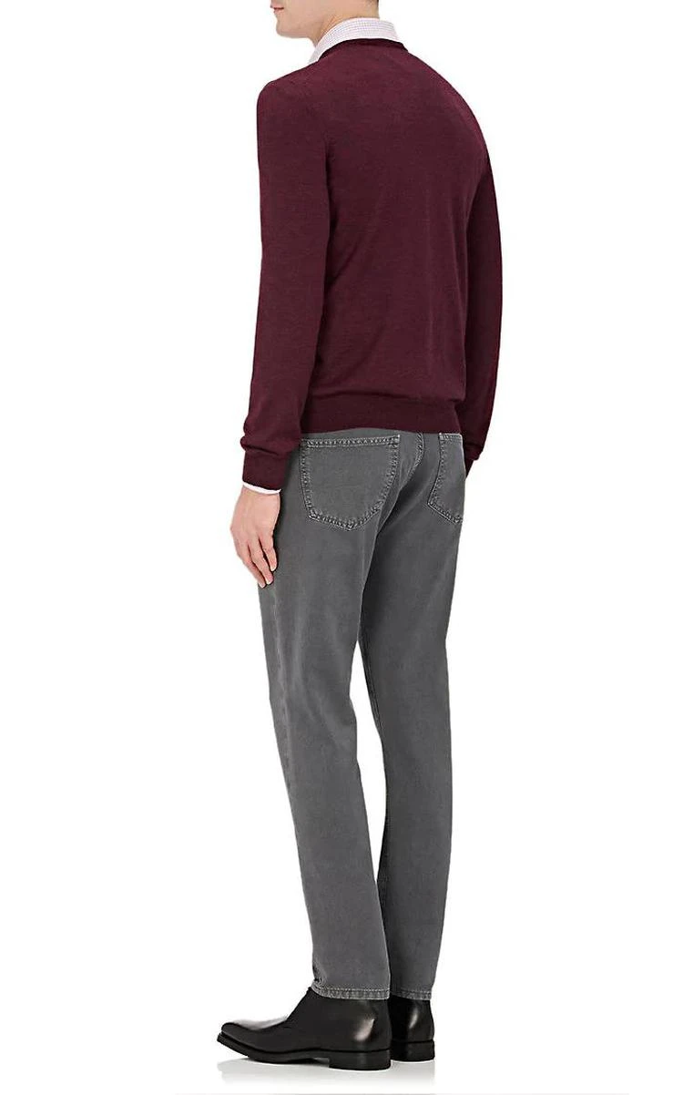 商品Barneys New York|Virgin Wool V-Neck Sweater,价格¥566,第4张图片详细描述