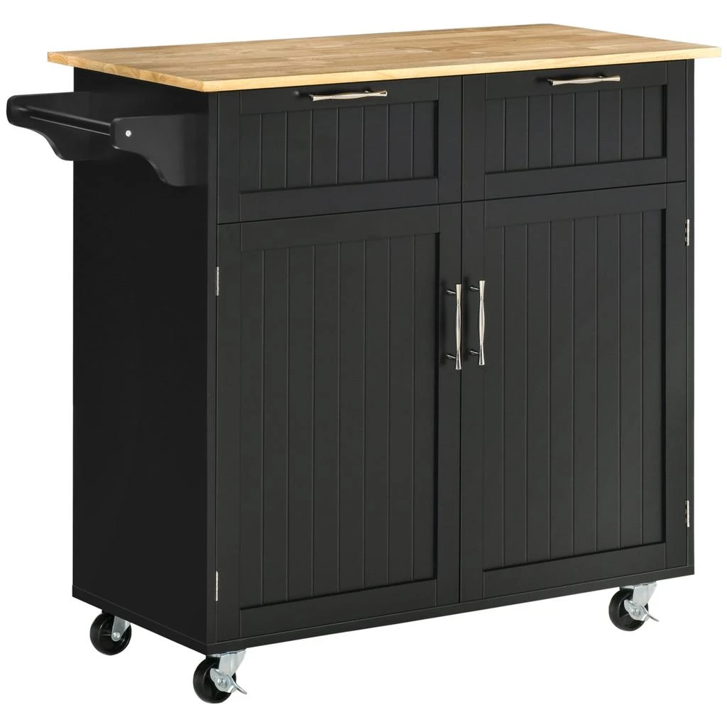 商品Simplie Fun|41" Modern Rolling Kitchen Island on Wheels,价格¥3330,第1张图片