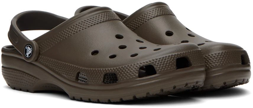 商品Crocs|Brown Classic Clogs,价格¥469,第4张图片详细描述