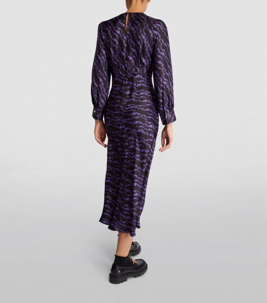 商品Sandro|Silk Printed Midi Dress,价格¥2909,第3张图片详细描述