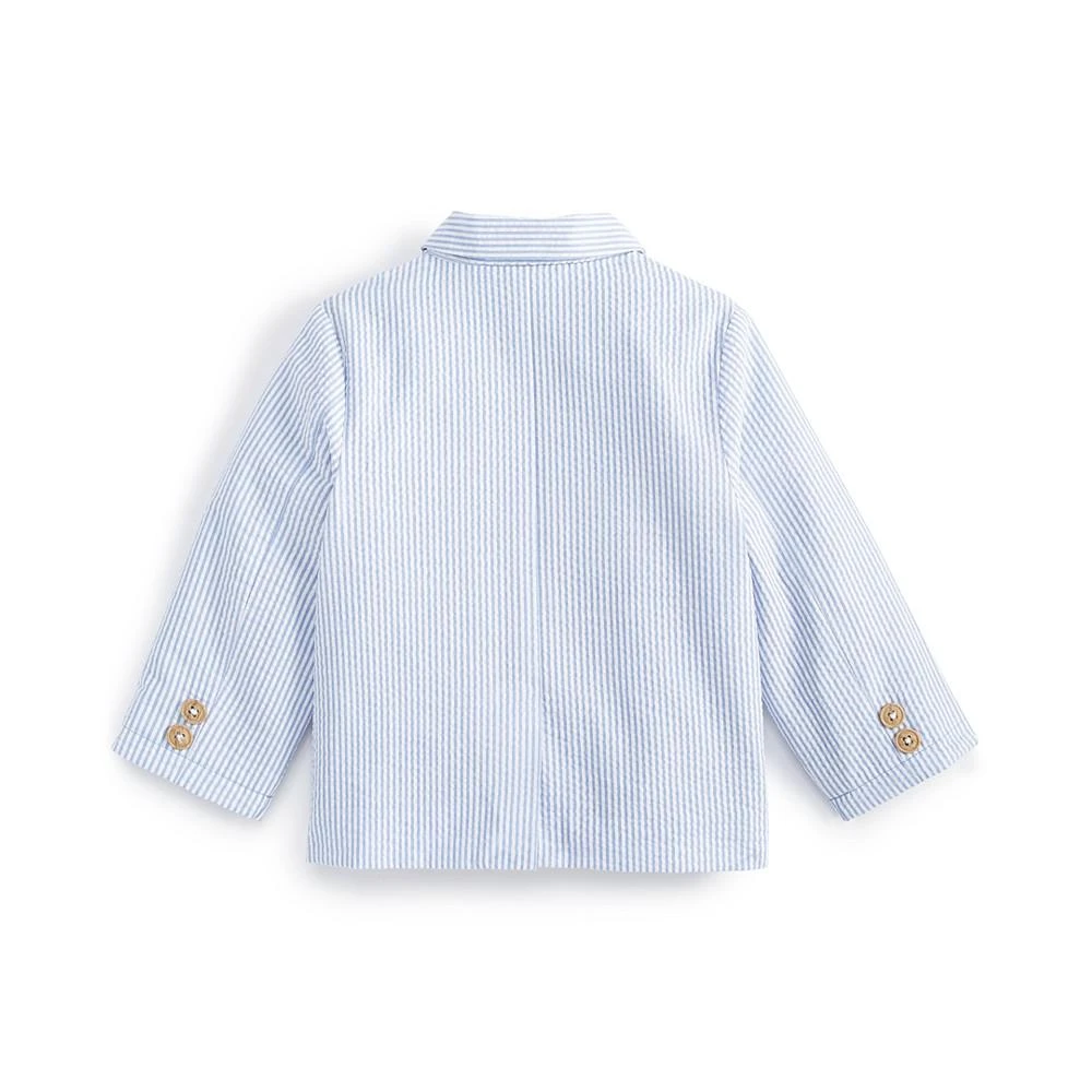 商品First Impressions|Baby Boys Seersucker Blazer, Created for Macy's,价格¥105,第2张图片详细描述