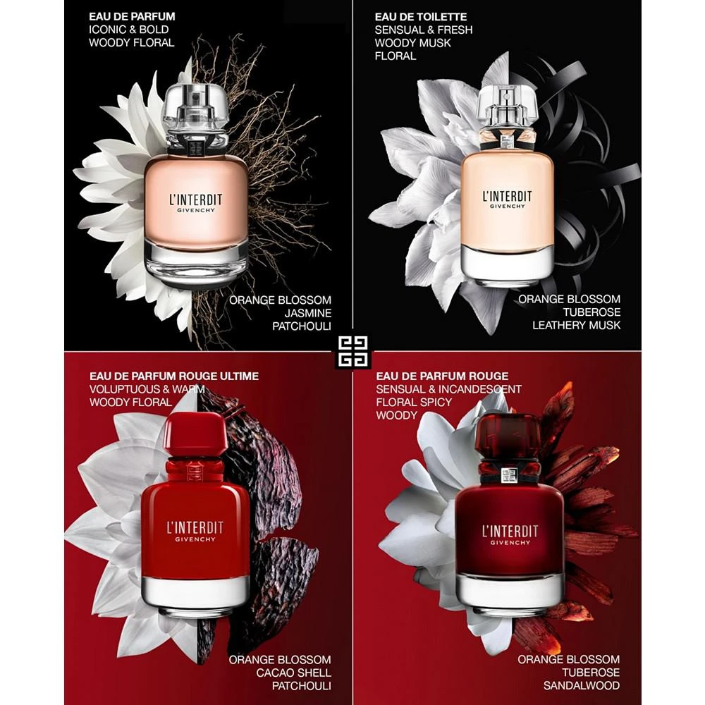 商品Givenchy|L'Interdit Eau de Toilette Spray, 2.6 oz.,价格¥889,第3张图片详细描述