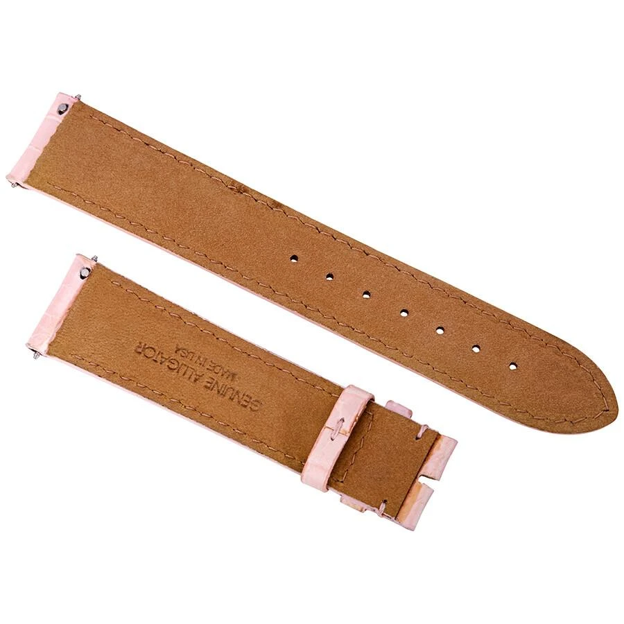 商品Hadley Roma|20 MM Matte Pink Alligator Leather Strap,价格¥166,第2张图片详细描述