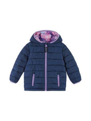 商品Andy & Evan|Little Girl's Reversible Puffer Jacket,价格¥324,第1张图片