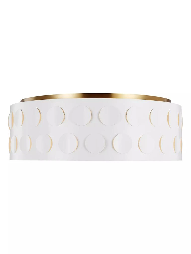 商品Kate Spade|Visual Comfort Studio Dottie Flush-Mount Polished Nickel Chandelier,价格¥8198,第1张图片