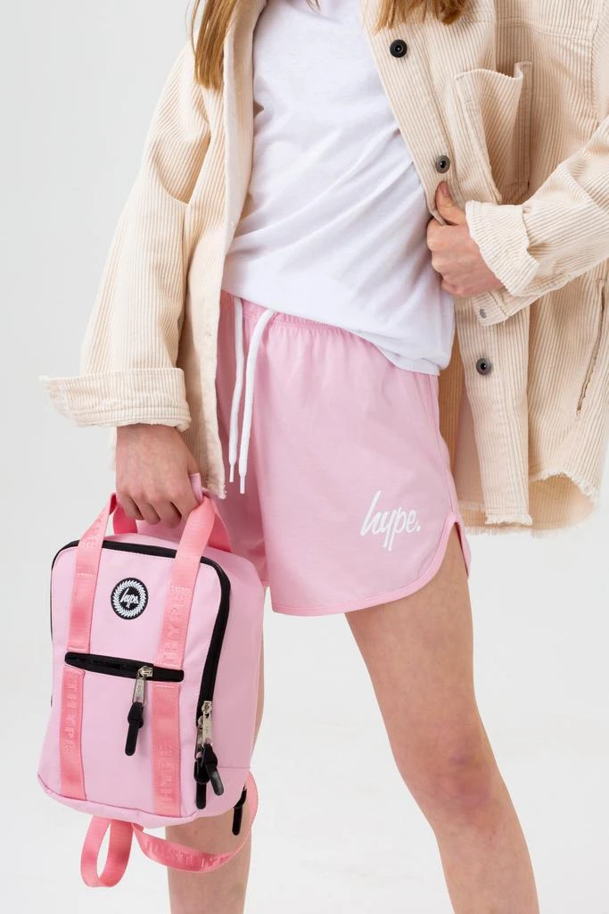 HYPE GIRLS PINK SCRIPT RUNNER SHORTS 商品