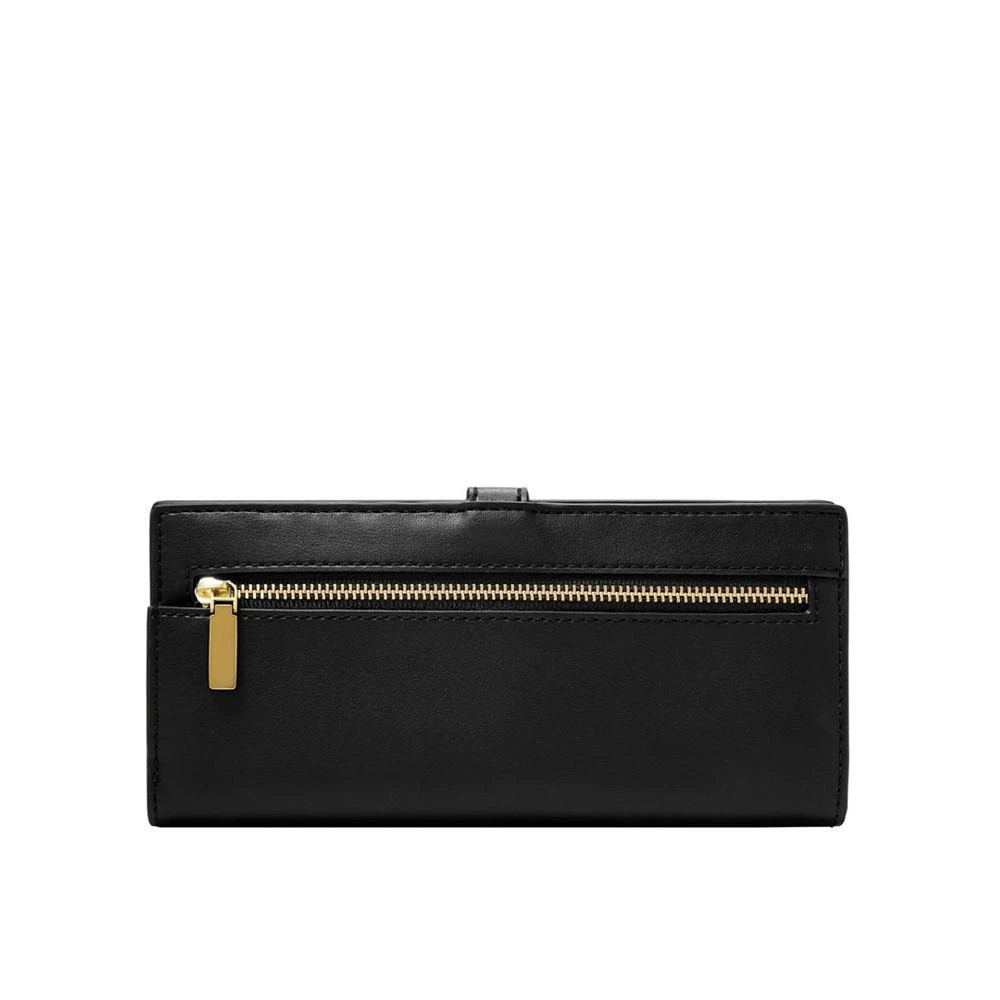 商品Fossil|Women's Kier Small Leather Goods Cactus Leather Tab Clutch Wallet,价格¥897,第4张图片详细描述