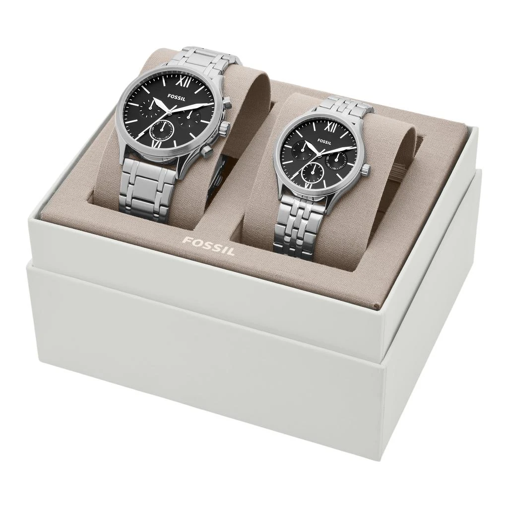 商品Fossil|Men's Fenmore Midsize Multifunction, Stainless Steel Watch,价格¥1817,第4张图片详细描述